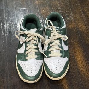 Nike Green and White Women's Sneakers